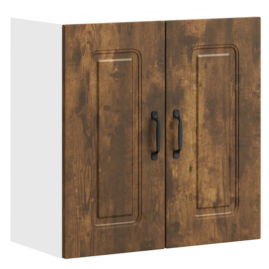 Kitchen Wall Cabinet Kalmar Smoked Oak Engineered Wood Kitchen Wall Cabinet Kalmar Smoked Oak Engineered Wood