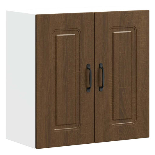 Kitchen Wall Cabinet Kalmar Brown Oak Engineered Wood Kitchen Wall Cabinet Kalmar Brown Oak Engineered Wood