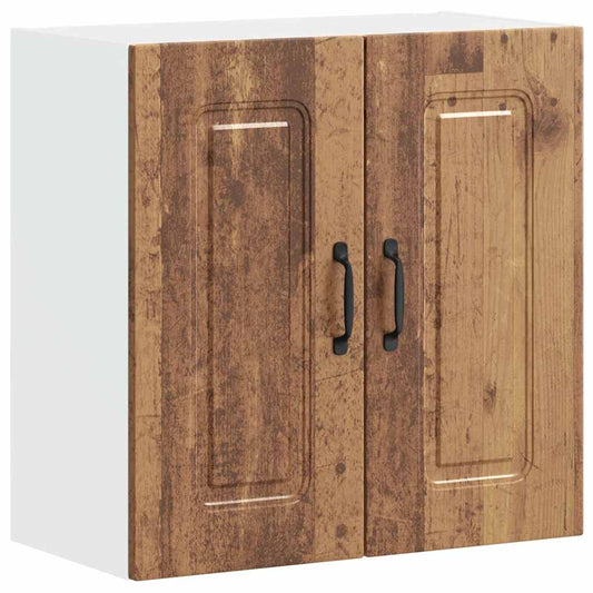 Kitchen Wall Cabinet "Kalmar" Old Wood Engineered Wood Kitchen Wall Cabinet "Kalmar" Old Wood Engineered Wood