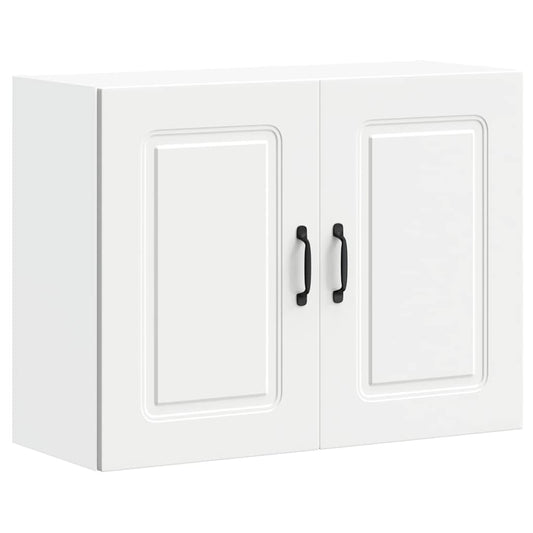 Kitchen Wall Cabinet "Kalmar" White Engineered Wood Kitchen Wall Cabinet "Kalmar" White Engineered Wood