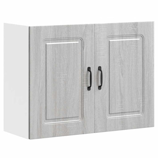 Kitchen Wall Cabinet "Kalmar" Grey Sonoma Engineered Wood Kitchen Wall Cabinet "Kalmar" Grey Sonoma Engineered Wood