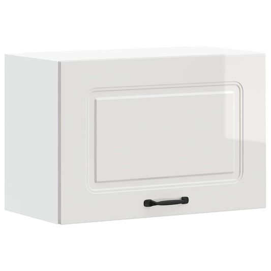 Kitchen Wall Cabinet Kalmar High Gloss White Engineered Wood Kitchen Wall Cabinet Kalmar High Gloss White Engineered Wood
