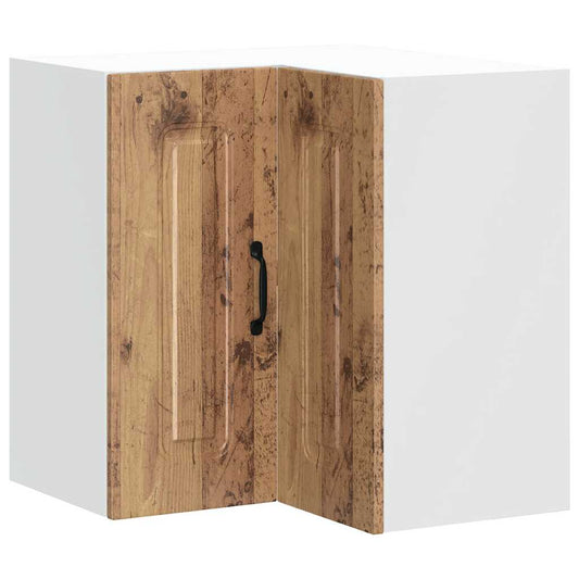Kitchen Wall Corner Cabinet Kalmar Old Wood Engineered Wood Kitchen Wall Corner Cabinet Kalmar Old Wood Engineered Wood
