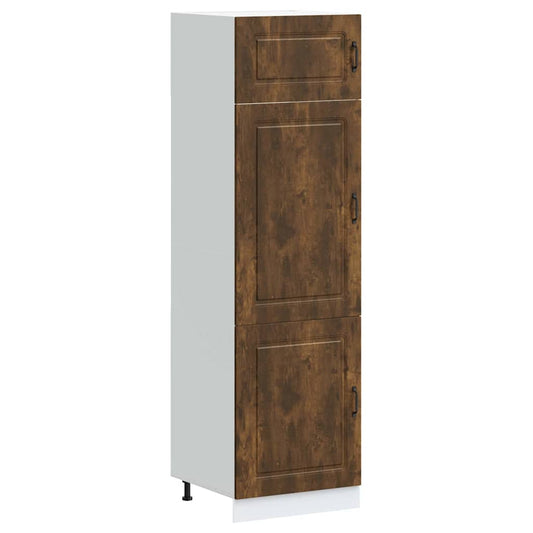 Kitchen Cupboard "Kalmar" Smoked Oak Engineered Wood Kitchen Cupboard "Kalmar" Smoked Oak Engineered Wood