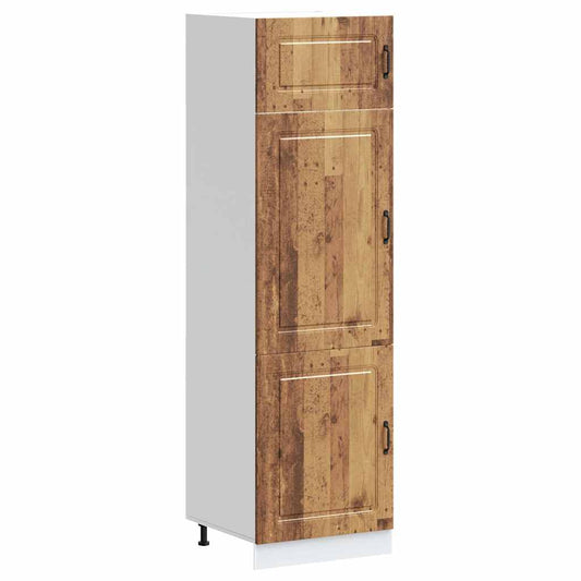 Kitchen Cupboard "Kalmar" Old Wood Engineered Wood Kitchen Cupboard "Kalmar" Old Wood Engineered Wood