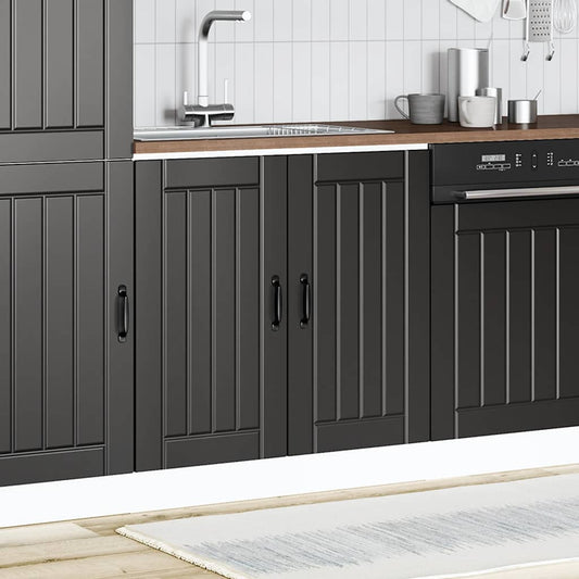 Sink Base Cabinet Lucca Black Engineered Wood Sink Base Cabinet Lucca Black Engineered Wood