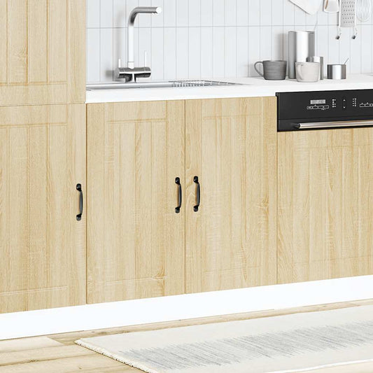 Sink Base Cabinet Lucca Sonoma Oak Engineered Wood Sink Base Cabinet Lucca Sonoma Oak Engineered Wood