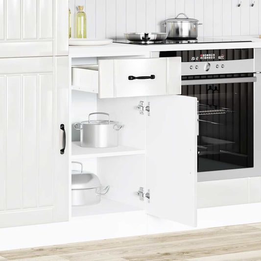 Kitchen Base Cabinet "Lucca" High Gloss White Engineered Wood Kitchen Base Cabinet "Lucca" High Gloss White Engineered Wood