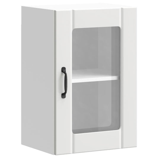 Kitchen Wall Cabinet with Glass Door Lucca White Kitchen Wall Cabinet with Glass Door Lucca White