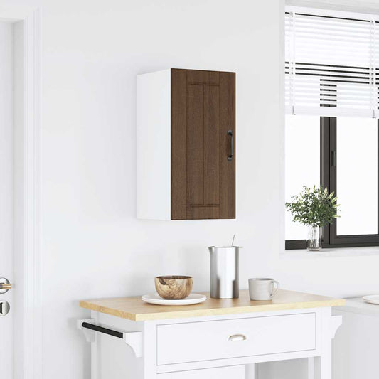 Kitchen Wall Cabinet Lucca Brown Oak Engineered Wood Kitchen Wall Cabinet Lucca Brown Oak Engineered Wood