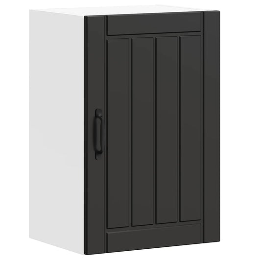 Kitchen Wall Cabinet Lucca Black Engineered Wood Kitchen Wall Cabinet Lucca Black Engineered Wood