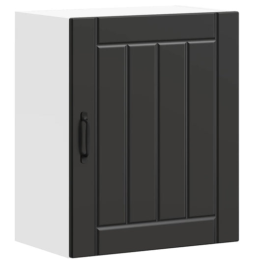 Kitchen Wall Cabinet Lucca Black Engineered Wood Kitchen Wall Cabinet Lucca Black Engineered Wood