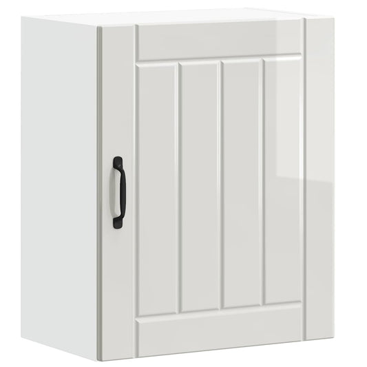 Kitchen Wall Cabinet "Lucca" High Gloss White Engineered Wood Kitchen Wall Cabinet "Lucca" High Gloss White Engineered Wood