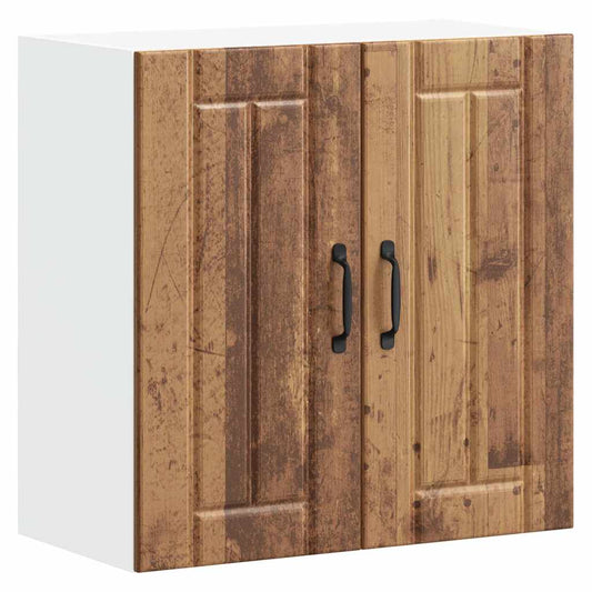 Kitchen Wall Cabinet "Lucca" Old Wood Engineered Wood Kitchen Wall Cabinet "Lucca" Old Wood Engineered Wood
