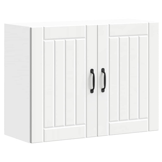 Kitchen Wall Cabinet "Lucca" White Engineered Wood Kitchen Wall Cabinet "Lucca" White Engineered Wood