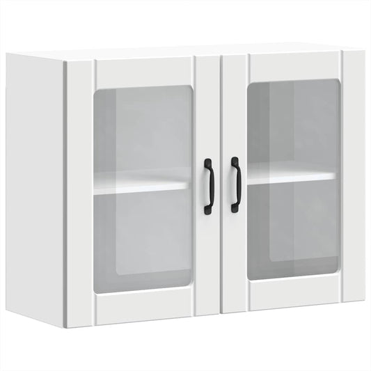 Kitchen Wall Cabinet with Glass Door "Lucca" White Kitchen Wall Cabinet with Glass Door "Lucca" White