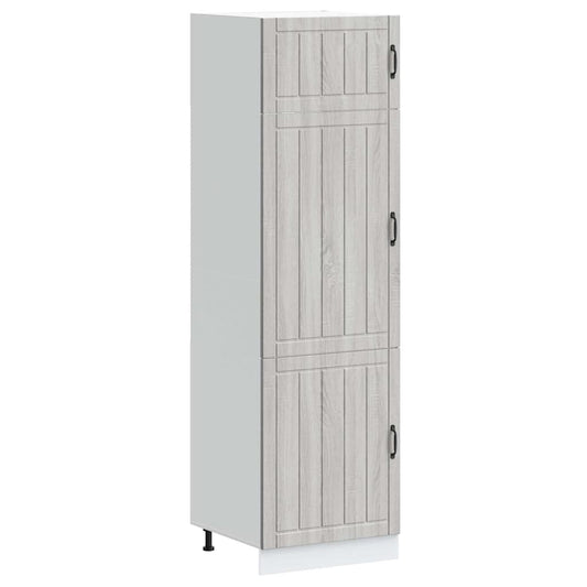 Kitchen Cupboard "Lucca" Grey Sonoma Engineered Wood Kitchen Cupboard "Lucca" Grey Sonoma Engineered Wood