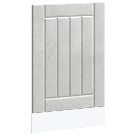 Dishwasher Panel Lucca Concrete Grey Engineered Wood Dishwasher Panel Lucca Concrete Grey Engineered Wood