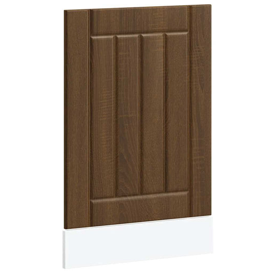 Dishwasher Panel Lucca Brown Oak Engineered Wood Dishwasher Panel Lucca Brown Oak Engineered Wood