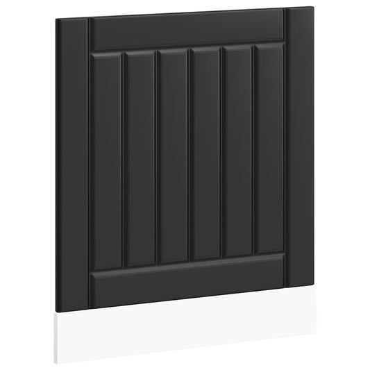 Dishwasher Panel Lucca Black Engineered Wood Dishwasher Panel Lucca Black Engineered Wood