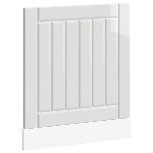Dishwasher Panel Lucca High Gloss White Engineered Wood Dishwasher Panel Lucca High Gloss White Engineered Wood
