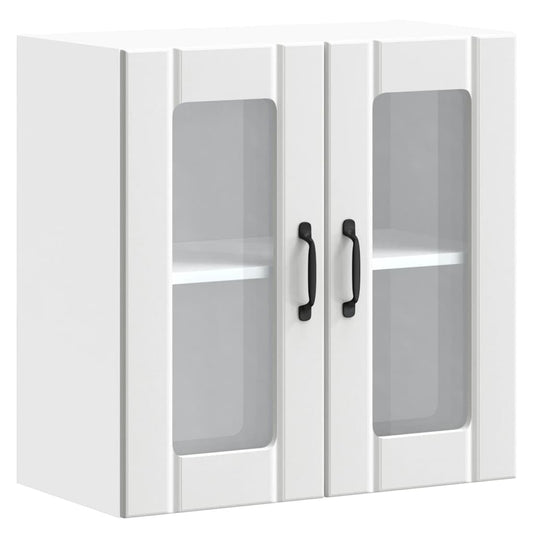 Kitchen Wall Cabinet with Glass Door "Lucca" White Kitchen Wall Cabinet with Glass Door "Lucca" White