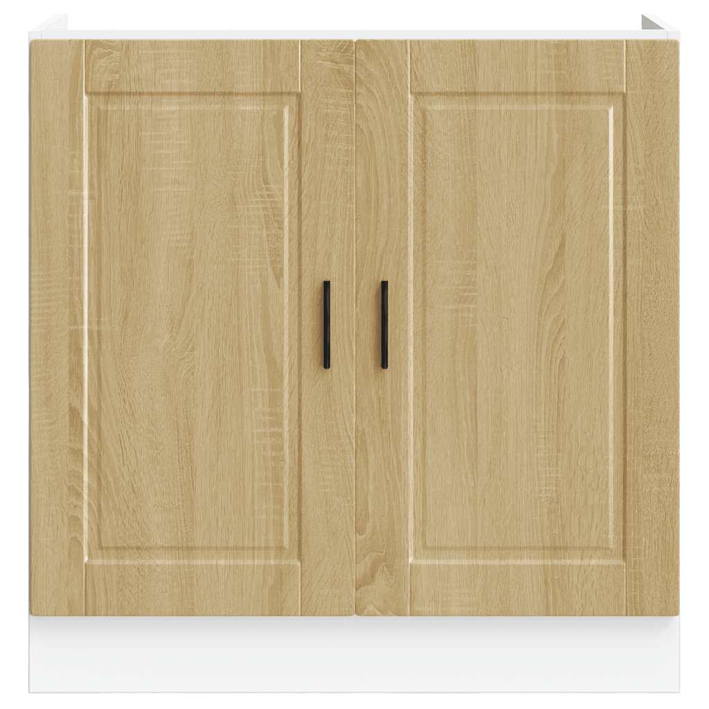 Sink Base Cabinet "Porto" Sonoma Oak 80x46x81.5 cm