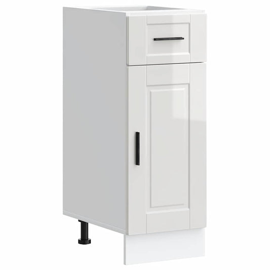 Kitchen Base Cabinet Porto High Gloss White Engineered Wood Kitchen Base Cabinet Porto High Gloss White Engineered Wood
