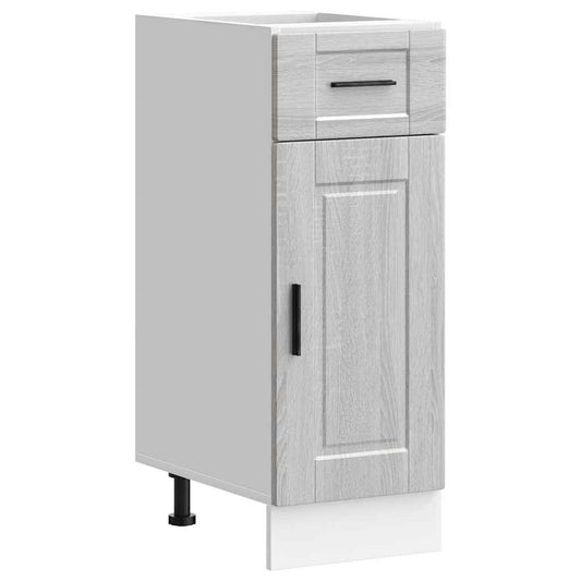 Kitchen Base Cabinet "Porto" Grey Sonoma Engineered Wood Kitchen Base Cabinet "Porto" Grey Sonoma Engineered Wood