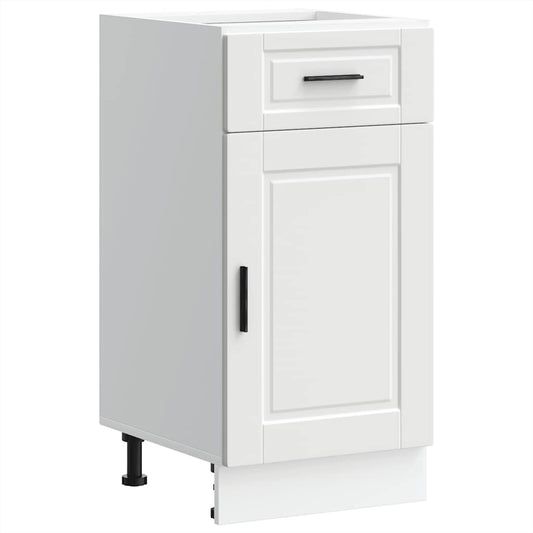 Kitchen Base Cabinet "Porto" White Engineered Wood Kitchen Base Cabinet "Porto" White Engineered Wood