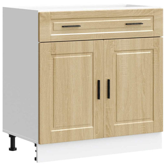 Kitchen Base Cabinet "Porto" Sonoma Oak Engineered Wood Kitchen Base Cabinet "Porto" Sonoma Oak Engineered Wood