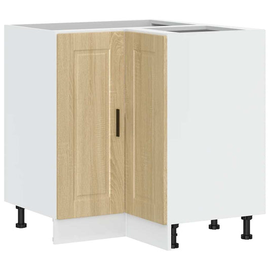 Kitchen Corner Base Cabinet "Porto" Sonoma Oak Engineered Wood Kitchen Corner Base Cabinet "Porto" Sonoma Oak Engineered Wood
