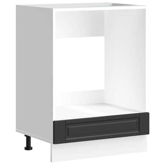 Oven Cabinet Porto Black Engineered Wood Oven Cabinet Porto Black Engineered Wood
