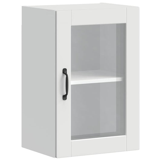 Kitchen Wall Cabinet with Glass Door Porto White Kitchen Wall Cabinet with Glass Door Porto White