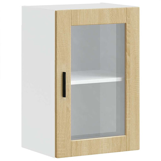 Kitchen Wall Cabinet with Glass Door "Porto" Sonoma Oak Kitchen Wall Cabinet with Glass Door "Porto" Sonoma Oak