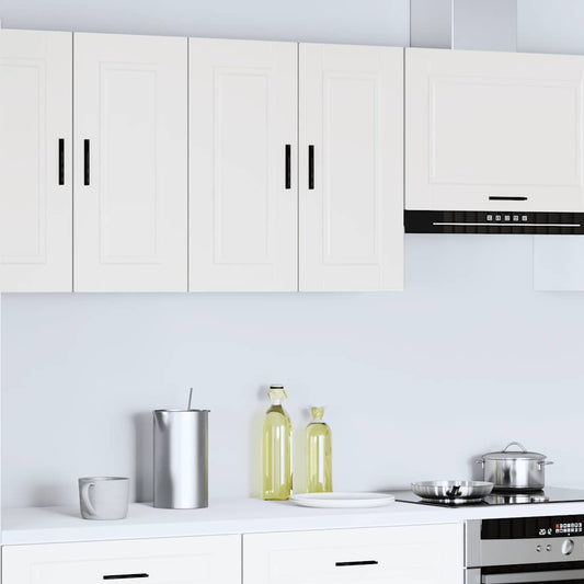 Kitchen Wall Cabinet "Porto" White Engineered Wood Kitchen Wall Cabinet "Porto" White Engineered Wood