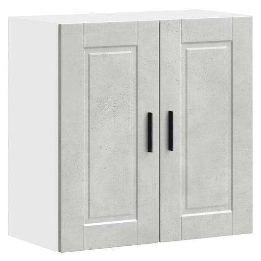Kitchen Wall Cabinet "Porto" Concrete Grey Engineered Wood Kitchen Wall Cabinet "Porto" Concrete Grey Engineered Wood