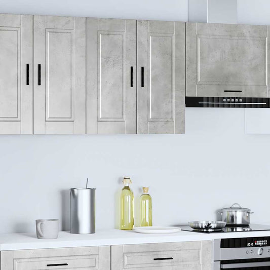 Kitchen Wall Cabinet Porto Concrete Grey Engineered Wood Kitchen Wall Cabinet Porto Concrete Grey Engineered Wood
