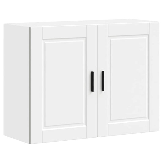 Kitchen Wall Cabinet "Porto" White Engineered Wood Kitchen Wall Cabinet "Porto" White Engineered Wood