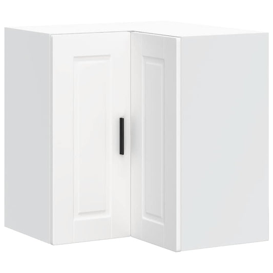 Kitchen Wall Corner Cabinet "Porto" White Engineered Wood Kitchen Wall Corner Cabinet "Porto" White Engineered Wood