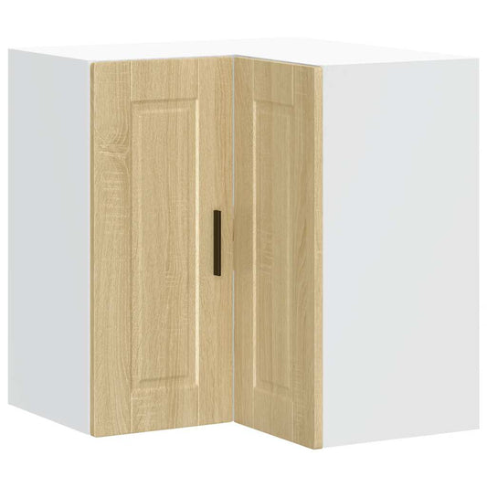 Kitchen Wall Corner Cabinet "Porto" Sonoma Oak Engineered Wood Kitchen Wall Corner Cabinet "Porto" Sonoma Oak Engineered Wood