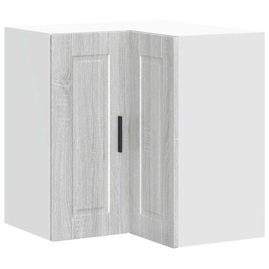 Kitchen Wall Corner Cabinet "Porto" Grey Sonoma Engineered Wood Kitchen Wall Corner Cabinet "Porto" Grey Sonoma Engineered Wood