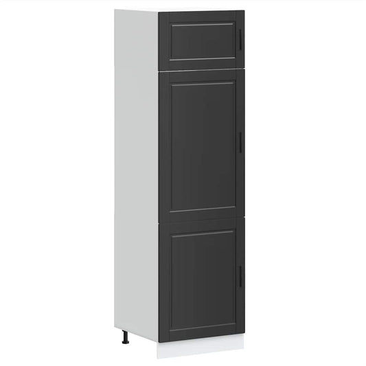 Kitchen Cupboard "Porto" Black Engineered Wood Kitchen Cupboard "Porto" Black Engineered Wood
