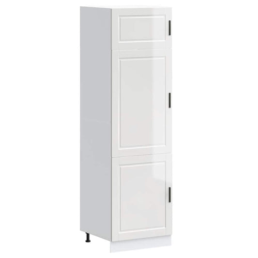 Kitchen Cupboard "Porto" High Gloss White Engineered Wood Kitchen Cupboard "Porto" High Gloss White Engineered Wood