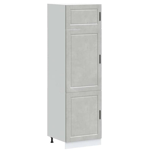 Kitchen Cupboard "Porto" Concrete Grey Engineered Wood Kitchen Cupboard "Porto" Concrete Grey Engineered Wood