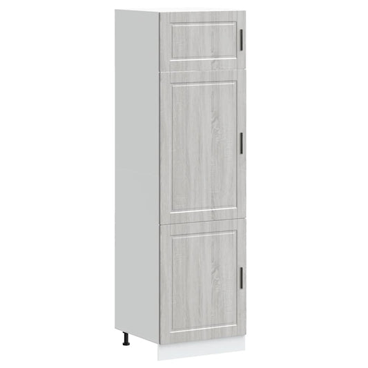 Kitchen Cupboard "Porto" Grey Sonoma Engineered Wood Kitchen Cupboard "Porto" Grey Sonoma Engineered Wood