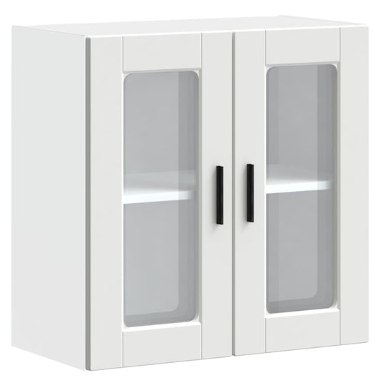 Kitchen Wall Cabinet with Glass Door "Porto" White Kitchen Wall Cabinet with Glass Door "Porto" White