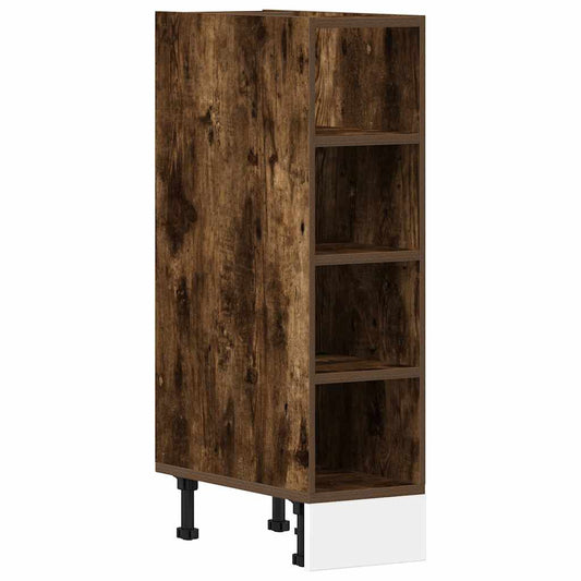 Bottom Cabinet Riga Smoked Oak 20x44.5x81.5 cm Engineered Wood Bottom Cabinet Riga Smoked Oak 20x44.5x81.5 cm Engineered Wood