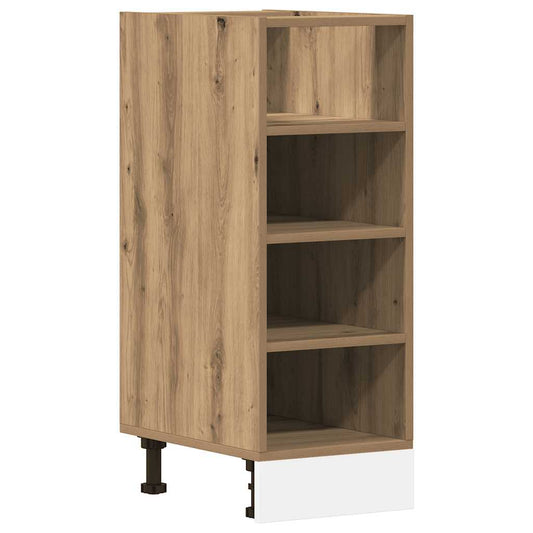 Bottom Cabinet Riga Artisan Oak 30x44.5x81.5 cm Engineered Wood Bottom Cabinet Riga Artisan Oak 30x44.5x81.5 cm Engineered Wood