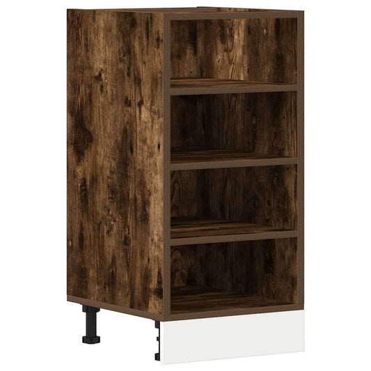 Bottom Cabinet "Riga" Smoked Oak 40x44,5x81,5 cm Engineered Wood Bottom Cabinet "Riga" Smoked Oak 40x44,5x81,5 cm Engineered Wood